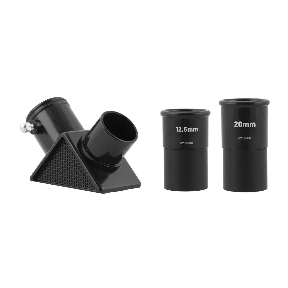 Discovery Juno 50‎ MM Telescope Tabletop Refractor Telescope Set 18X & 28.8X NEW